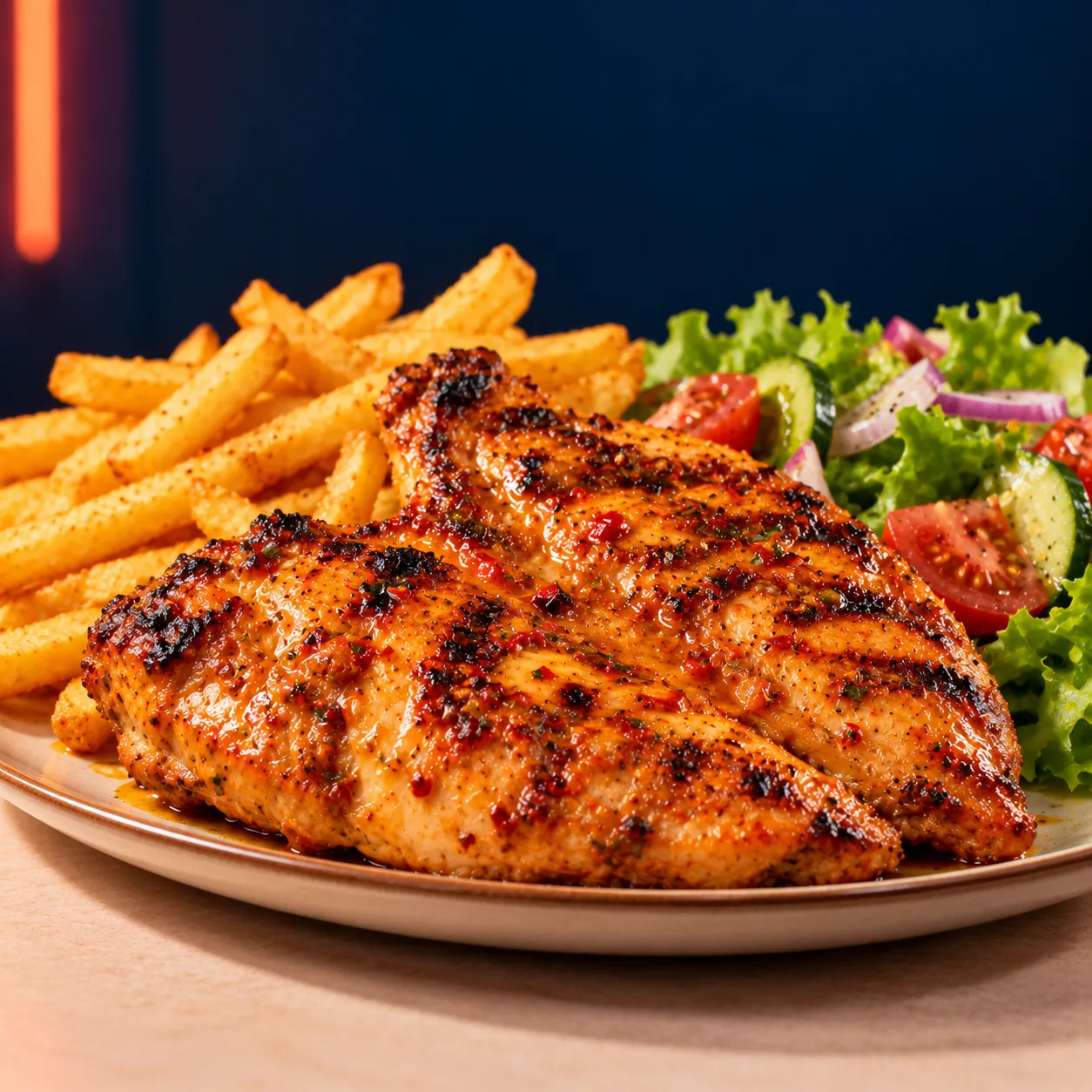 Peri Peri Butterfly Chicken at Alfie’s